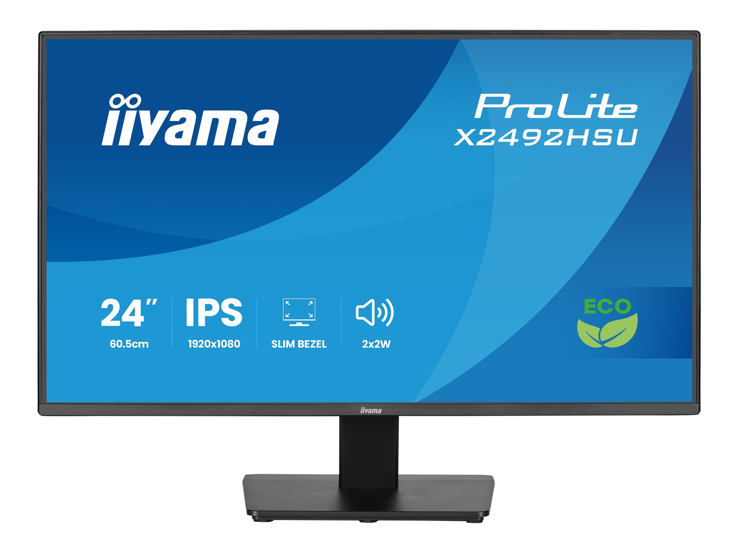 IIYAMA X2492HSU-B1 Monitor Seitenansicht