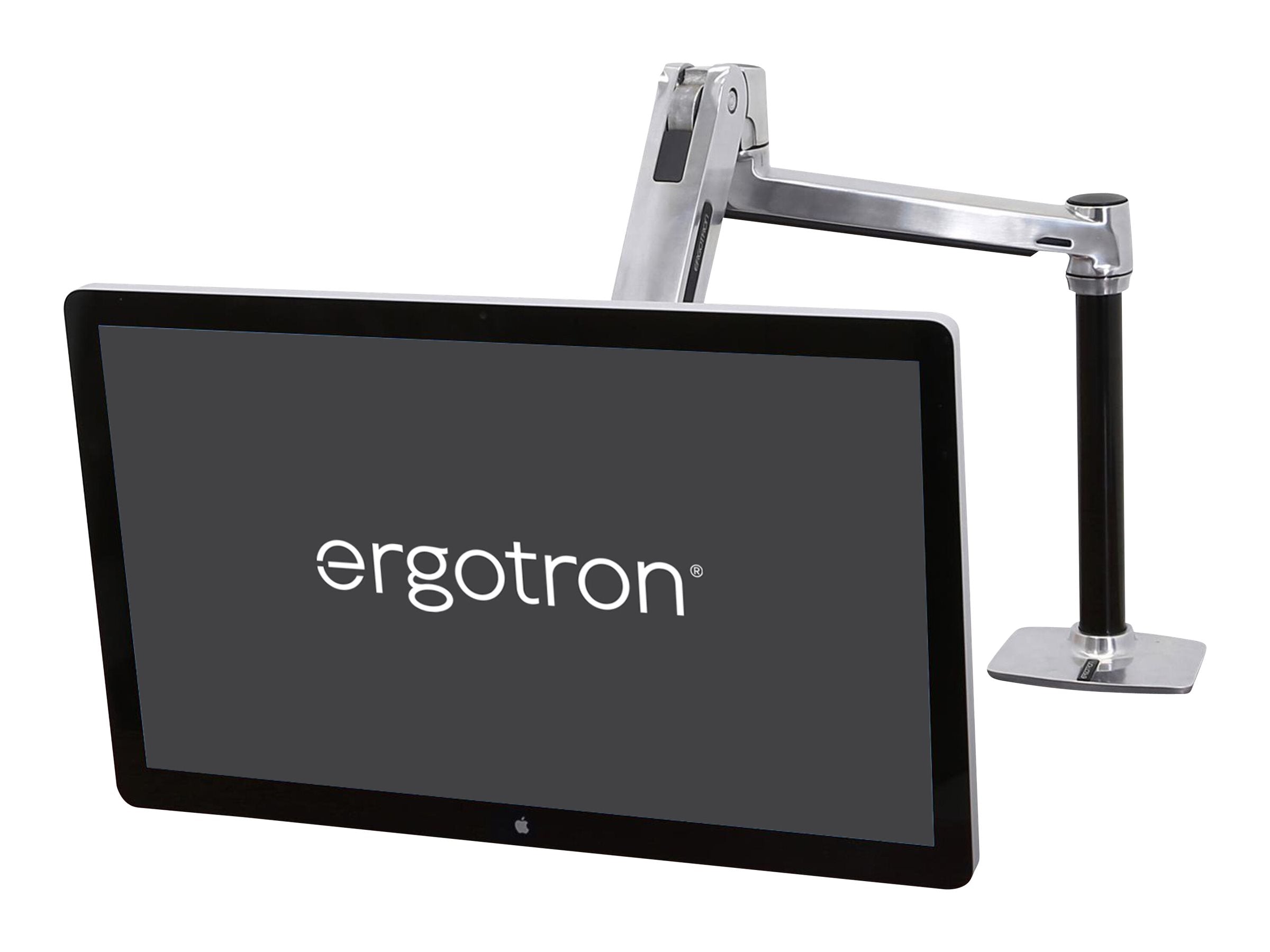 Vorderansicht des ERGOTRON LX Sitz-Steh-Tischmontage-LCD-Arms