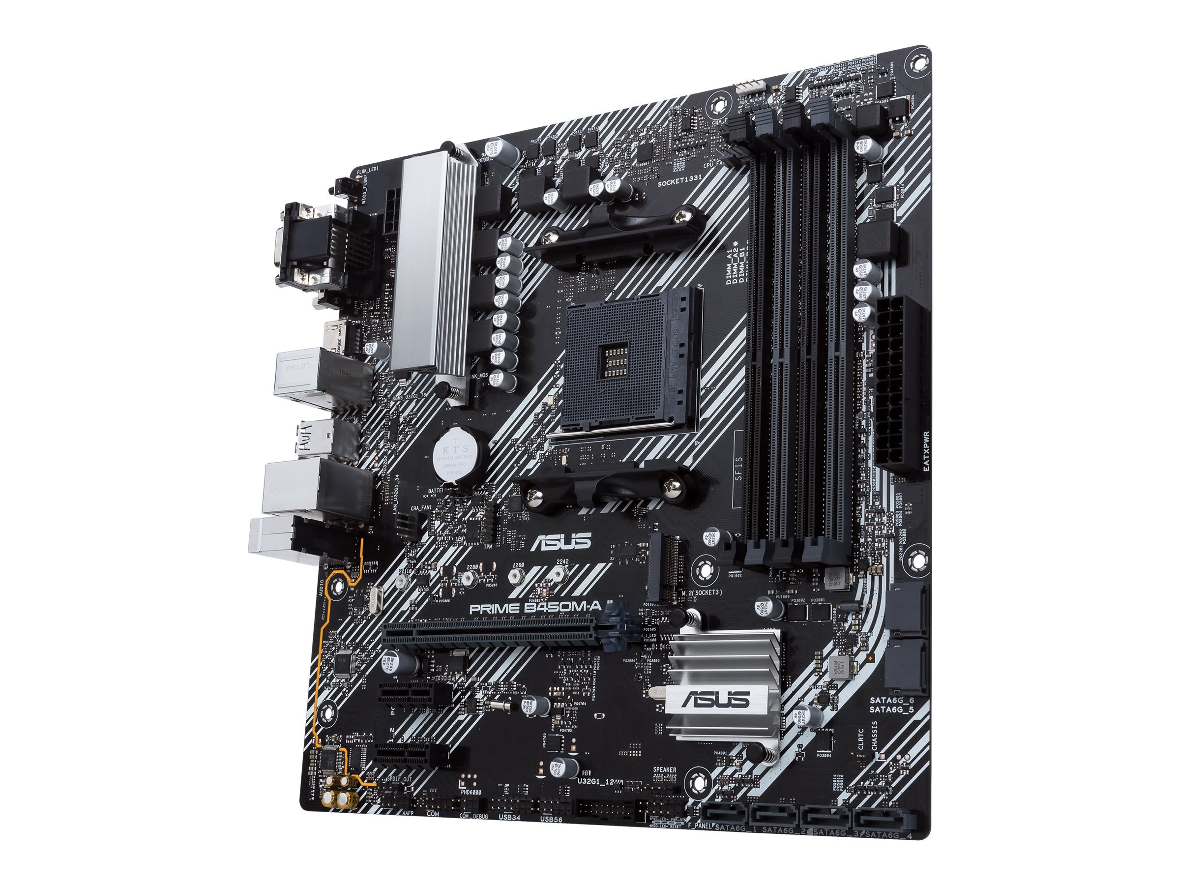 ASUS PRIME B450M-A II Motherboard Vorderansicht