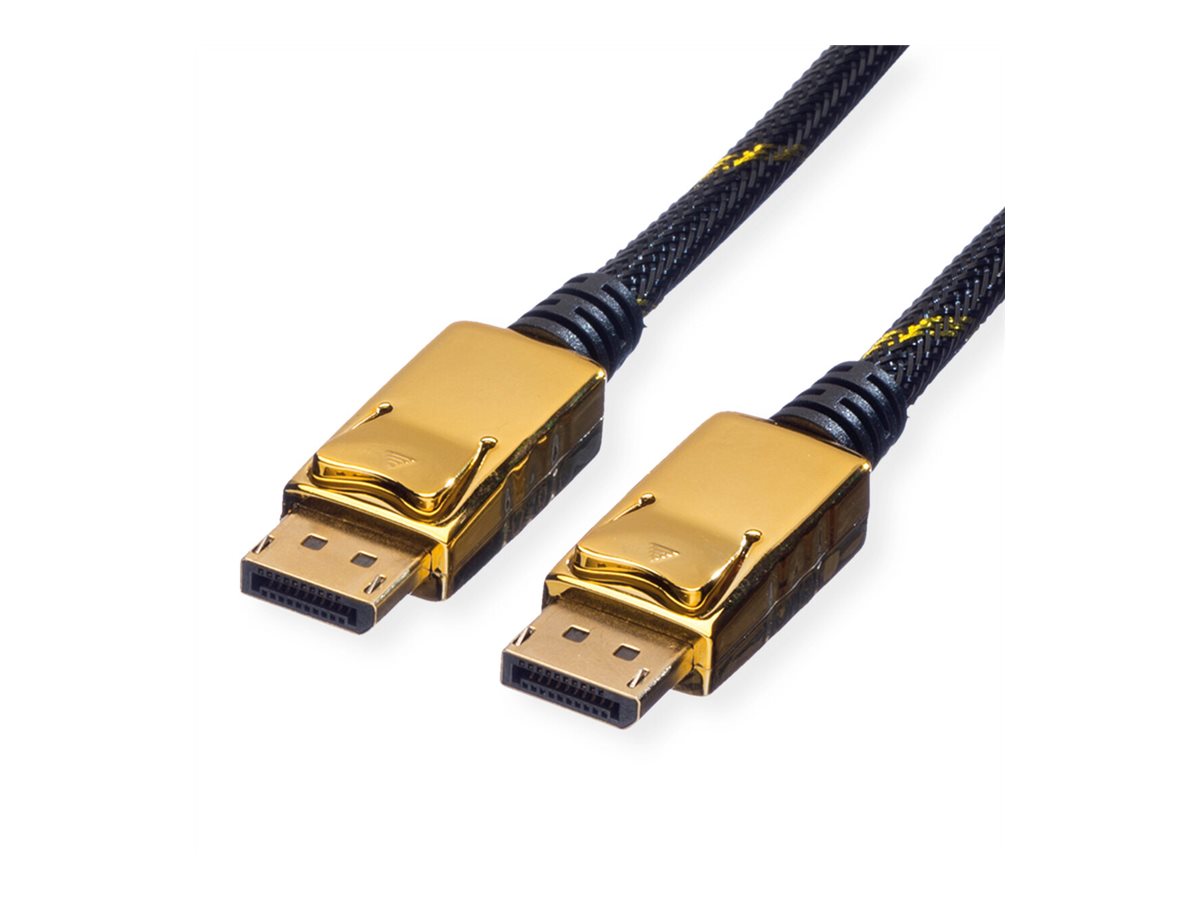 SECOMP ROLINE GOLD DisplayPort-Kabel 1m - Detailansicht