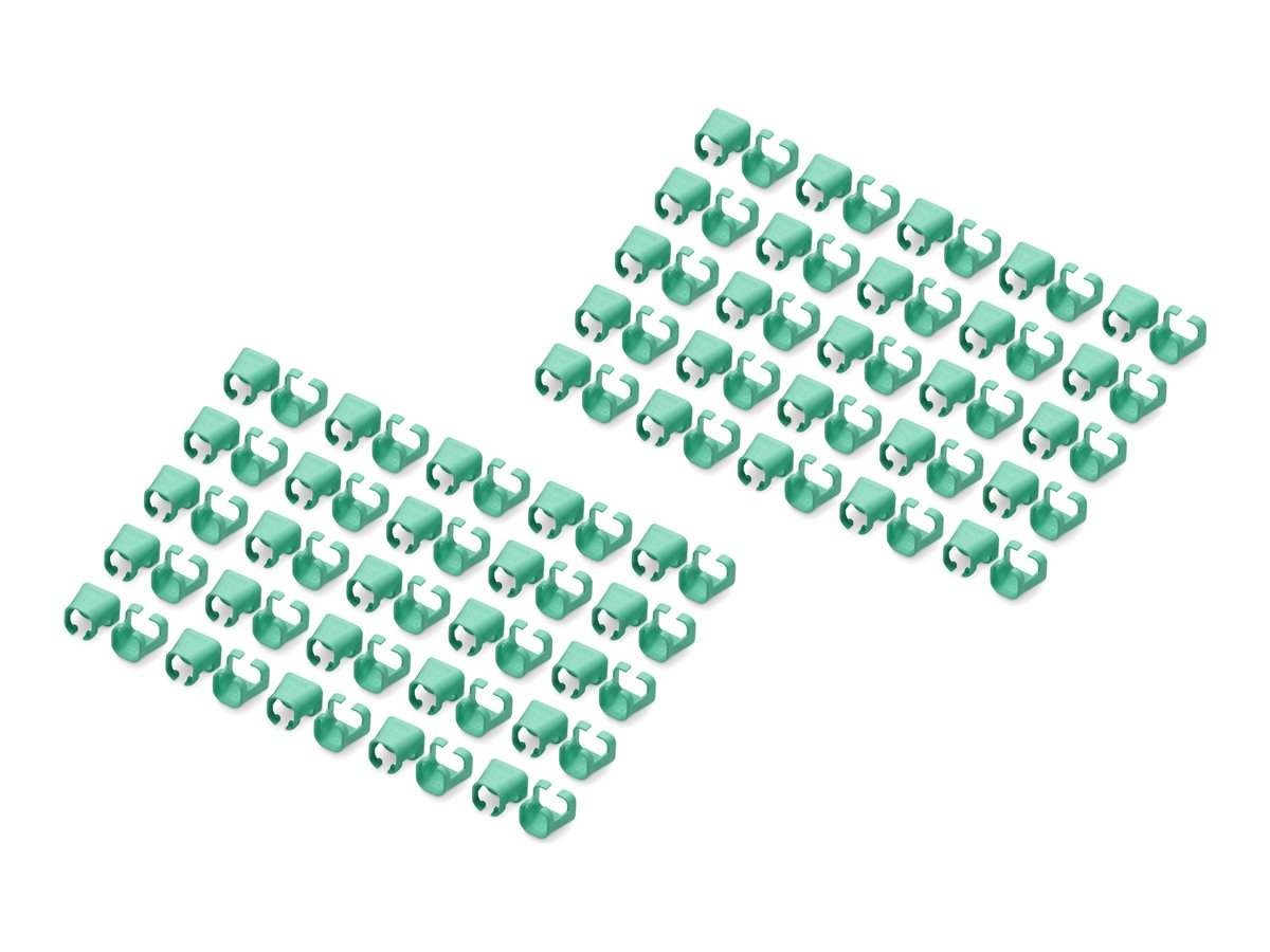 DIGITUS Kabelclips mit Farbcodierung Vorderansicht