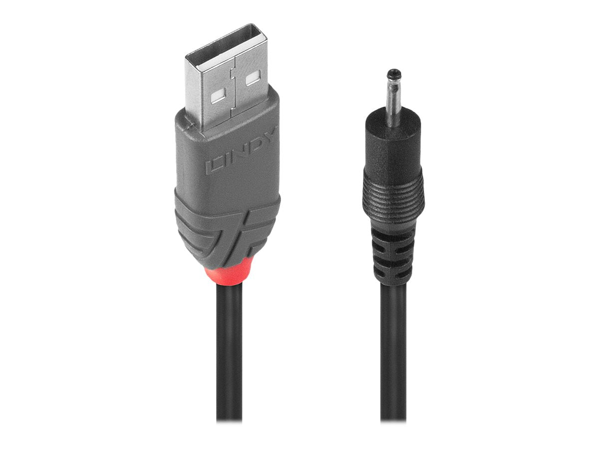 LINDY Adapterkabel USB A/DC 2,5/0,7mm St - Vorderansicht