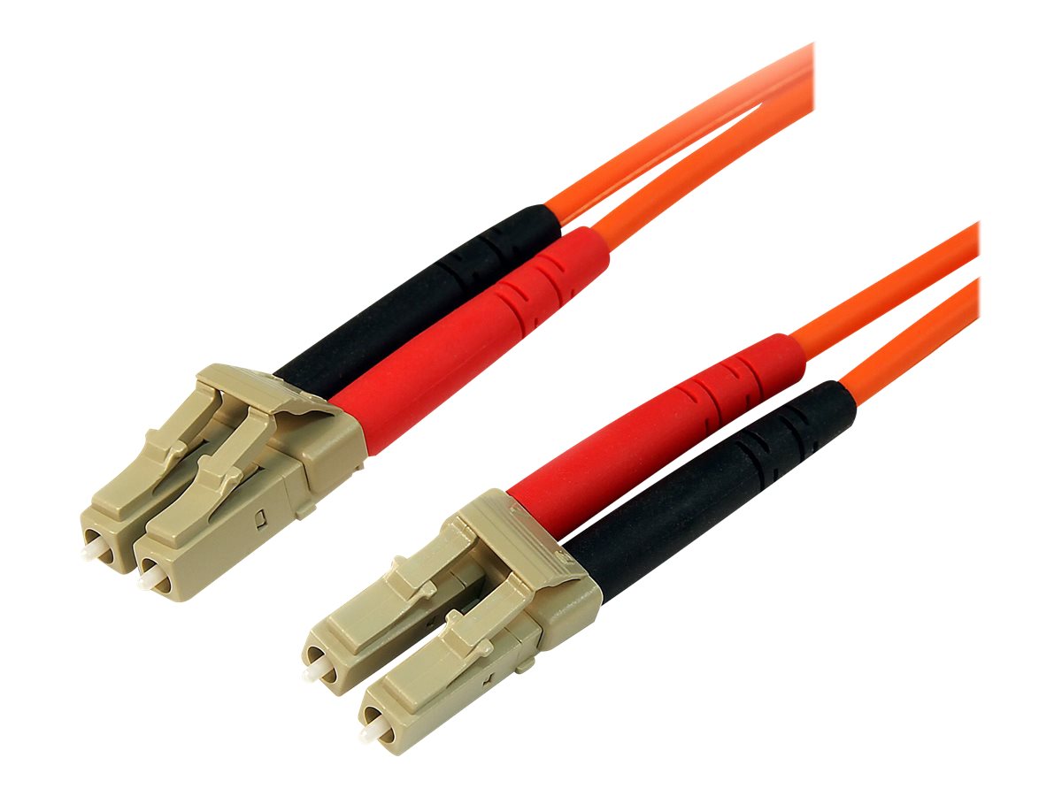 STARTECH.COM 10 m Multimode 50/125 Duplex LWL-Patchkabel LC - LC Vorderansicht