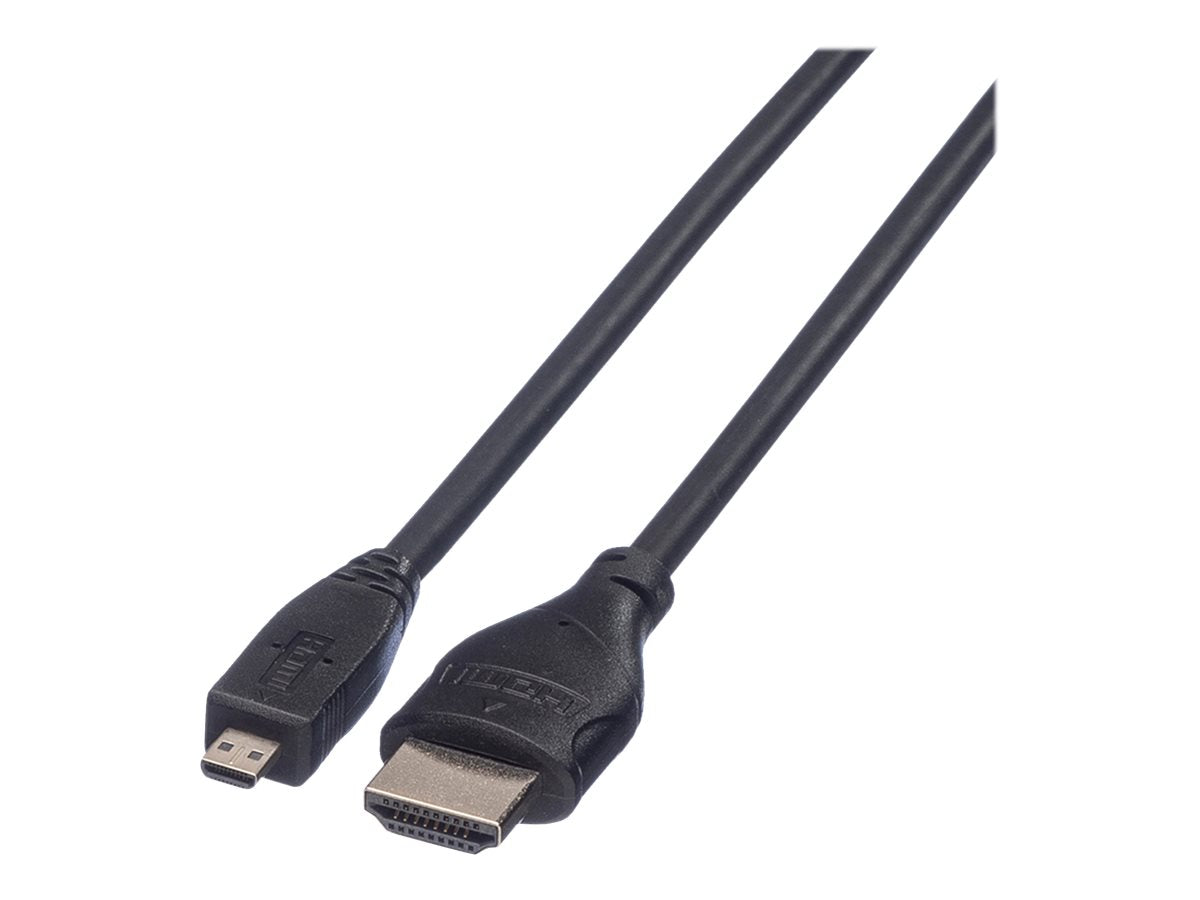 ROLINE HDMI High Speed Kabel mit Ethernet Vorderansicht
