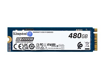 KINGSTON 480GB DC2000B PCIe 4.0 M.2 2280 Enterprise SSD Vorderansicht
