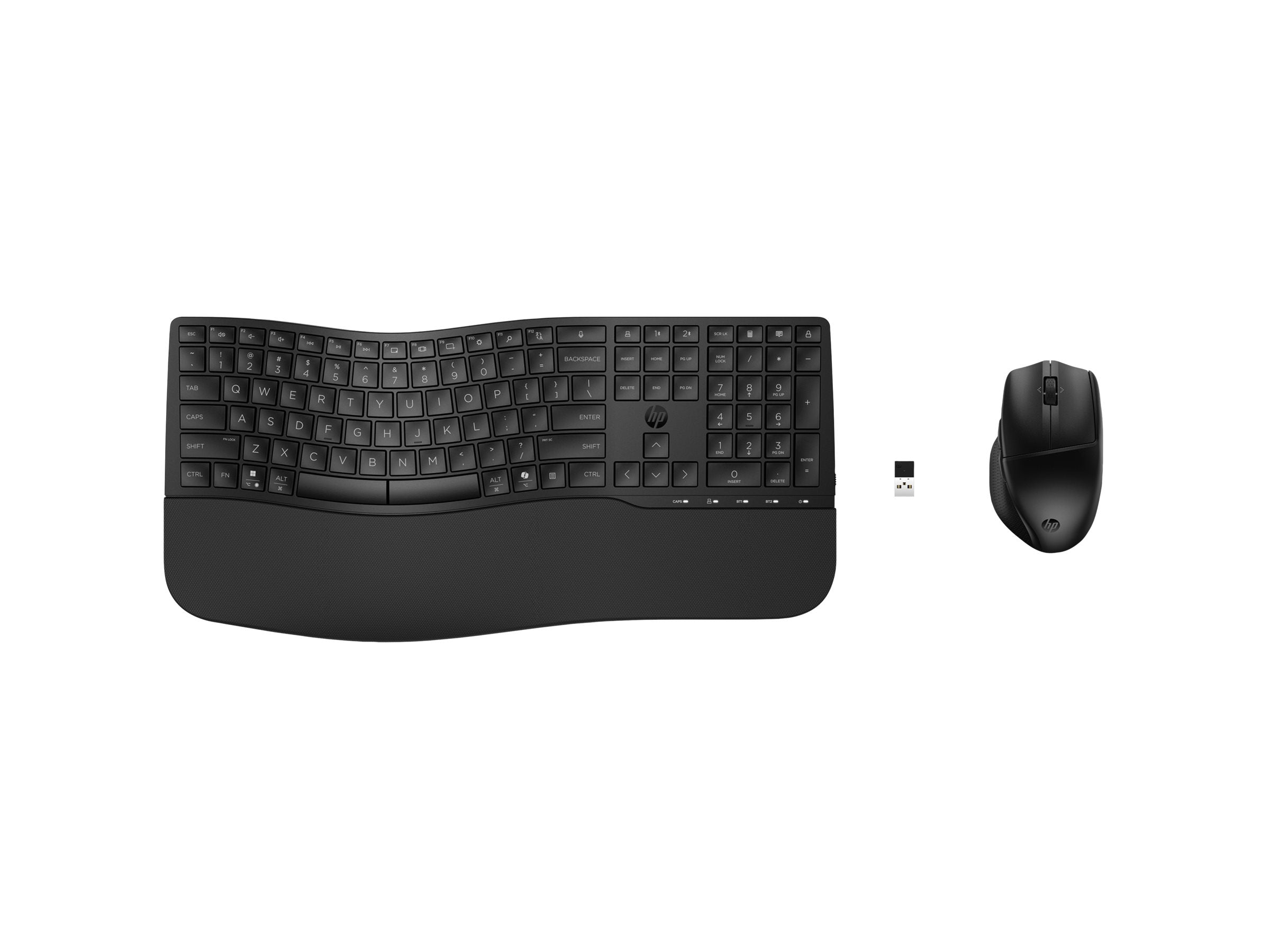 HP 680 Comfort Dual-Mode Keyboard und Mouse Combo - Vorderansicht