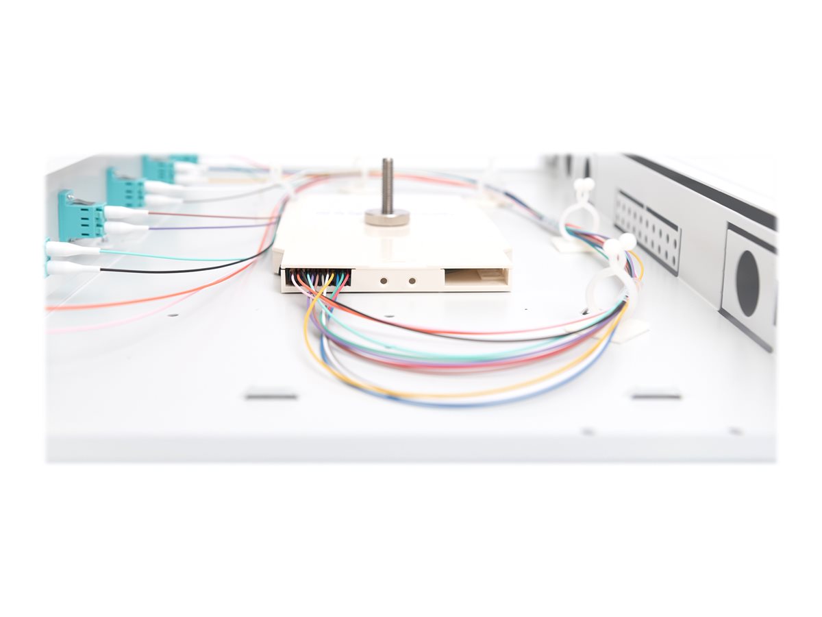 DIGITUS Fiber Optic ausziehbare Spleissbox 1 HE Verpackung