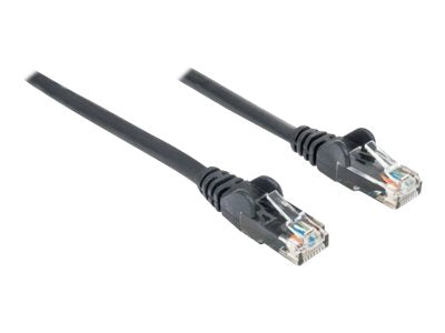 INTELLINET Netzwerkkabel Cat6 U/UTP CCA 2,0 m schwarz - Anschlussansicht