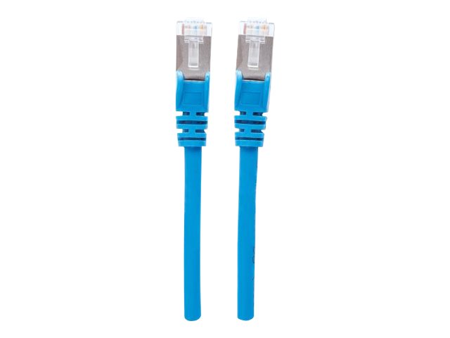 INTELLINET Cat6aPro Kabel Cat7 Rohkabel 1,5m blau - Vorderansicht