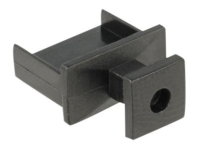 DELOCK Staubschutz für USB Typ-A Buchse schwarz - Vorderansicht