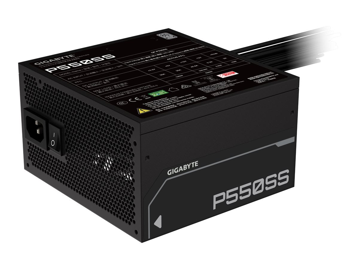 GIGABYTE GP-P550SS 550W SILVER POWER SUPPLY Vorderansicht