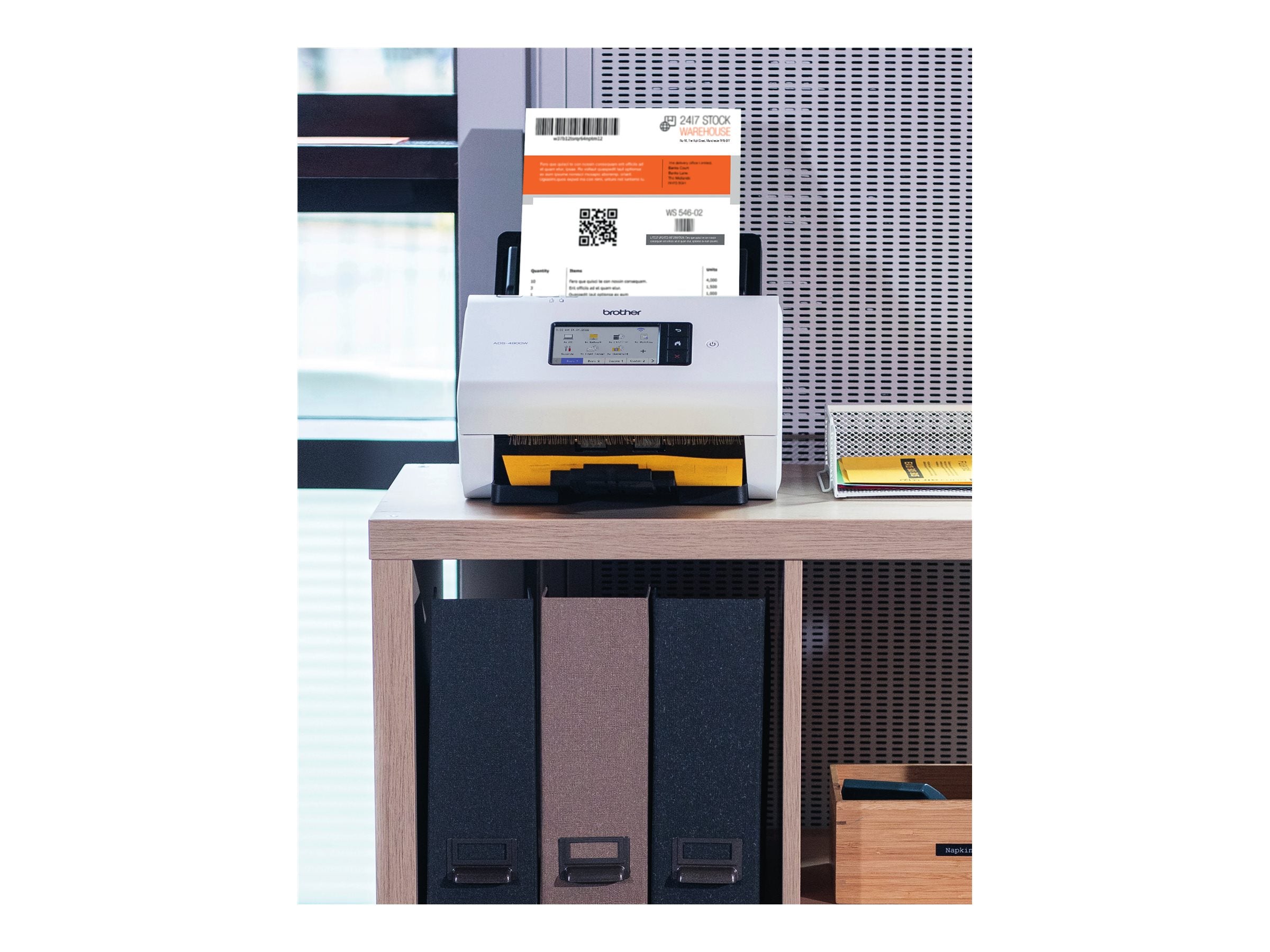 BROTHER ADS-4900W Documentenscanner Vorderansicht