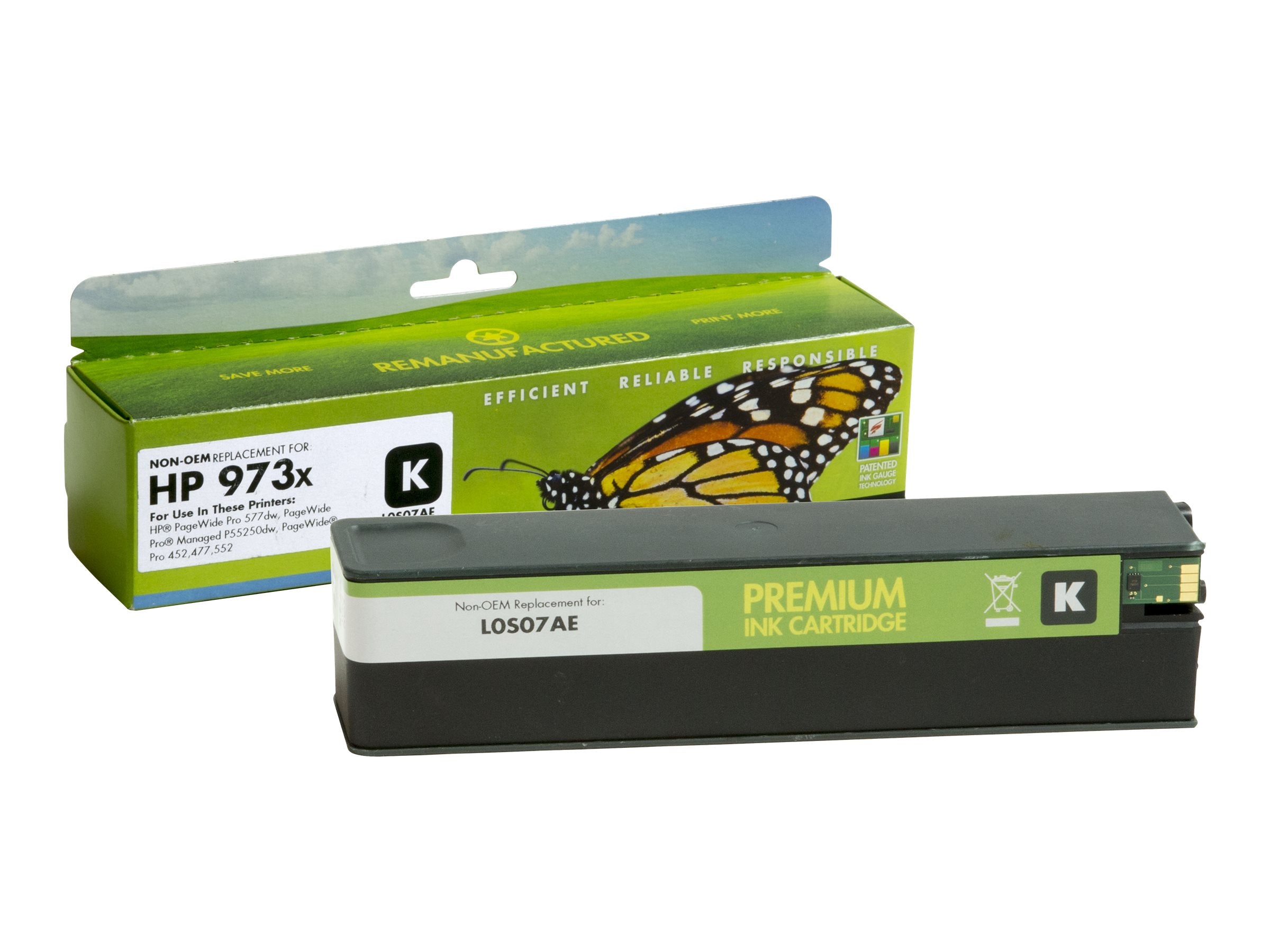 STATIC Ink cartridge HP L0S07A 973X Tintenpatrone Vorderansicht