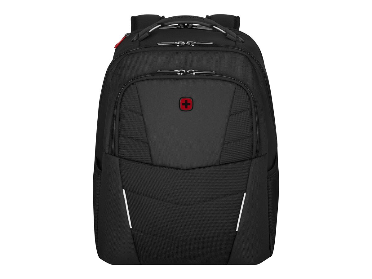 WENGER Altair 39,62cm 15,6 Zoll Laptop Backpack mit Tablet Pocket Schwarz - Vorderansicht