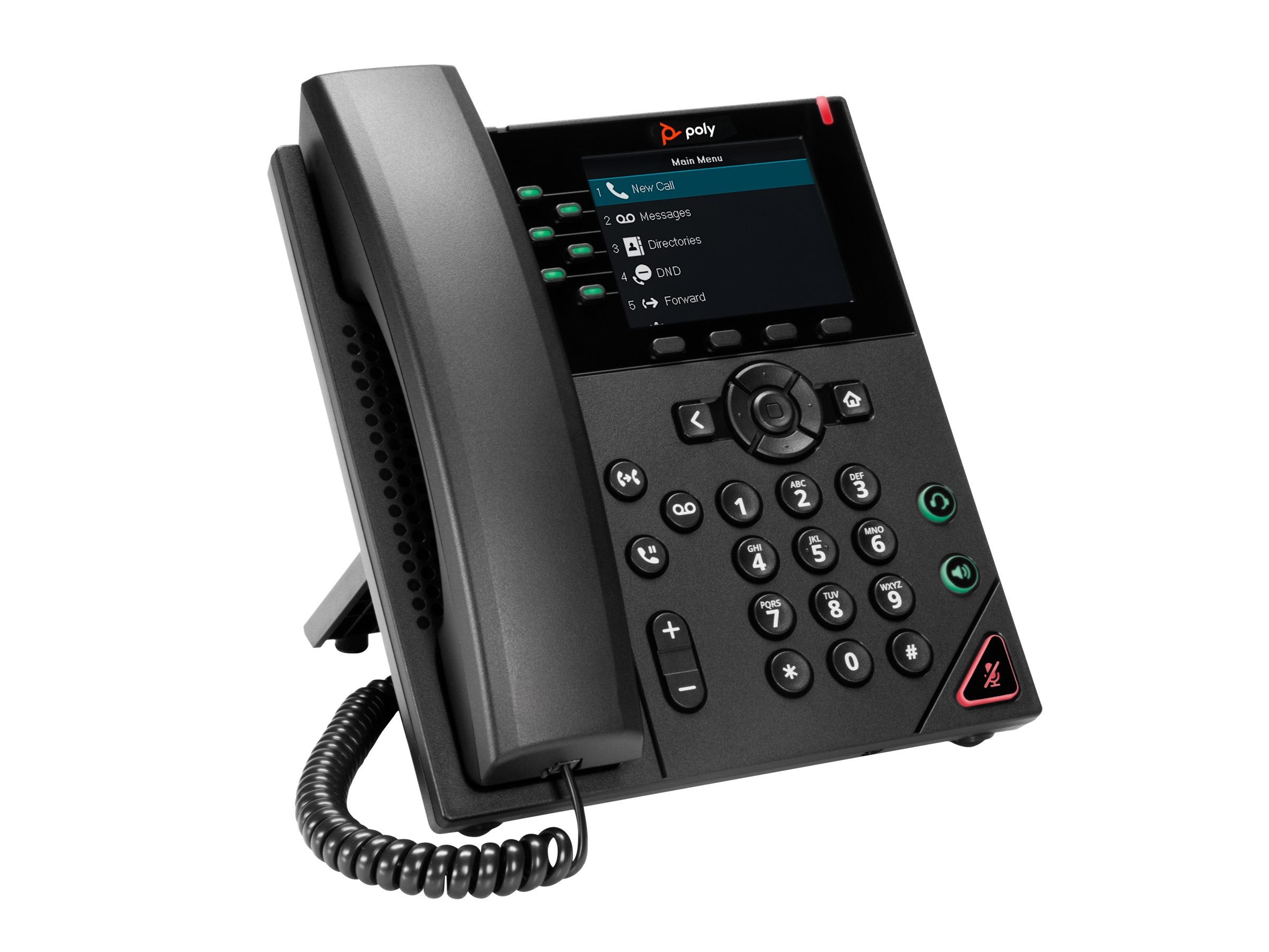 HP Poly VVX 350 VoIP-Telefon Detailansicht