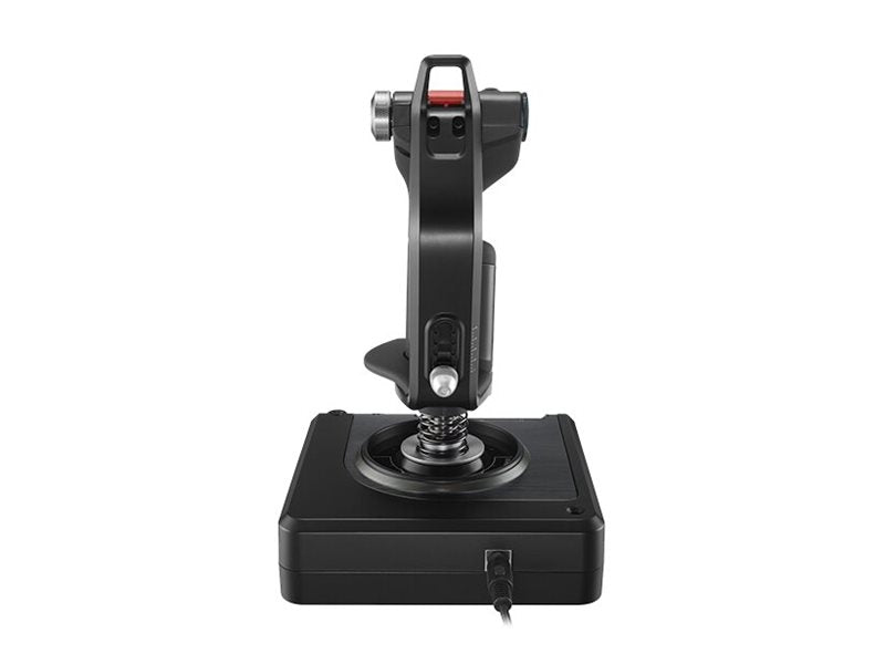 LOGITECH X52 Professional H.O.T.A.S. Joystick Detailansicht der Tasten