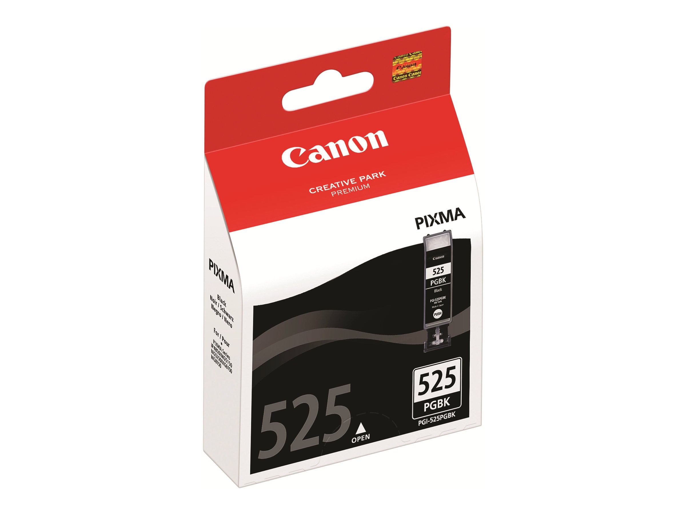 CANON PGI-525PGBK Tintenbehälter schwarz Vorderansicht