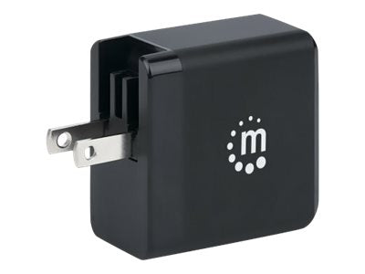 MANHATTAN GaN Power Delivery USB-Ladegerät Steckdosenansicht