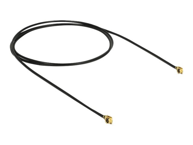 DELOCK Antennenkabel I-PEX Inc. MHF I Stecker zu I-PEX Inc. MHF I Stecker 1,13 50cm - Vorderansicht