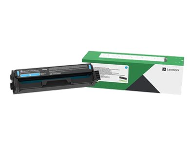 LEXMARK C332HC0 H Cyan Tonerpatrone Vorderansicht