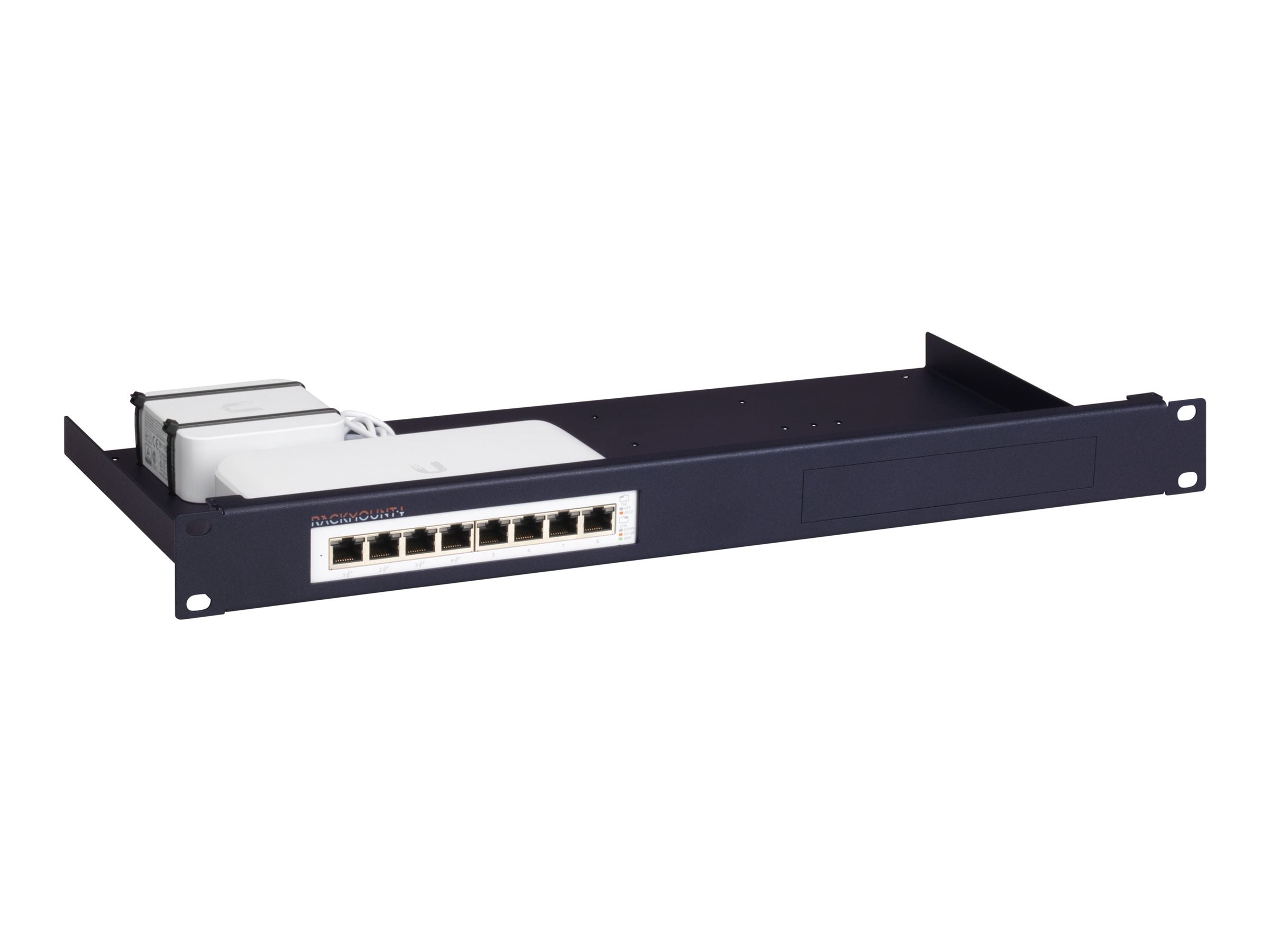 RACKMOUNT RM Kit für Ubiquiti UniFi Switch Lite 8 PoE - Vorderansicht
