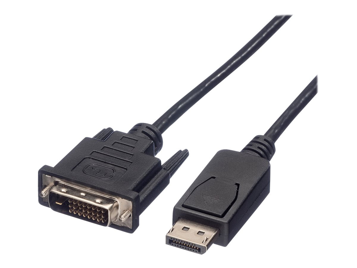 ROLINE DisplayPort Kabel DP ST - DVI ST schwarz 2m Verpackung