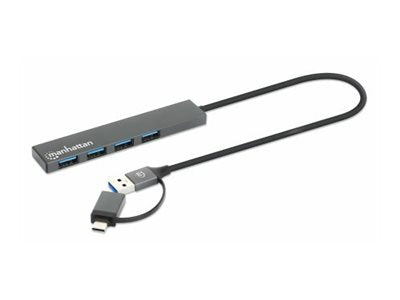 MANHATTAN 4-Port USB 3.0 Typ-C/-A Hub Detailansicht