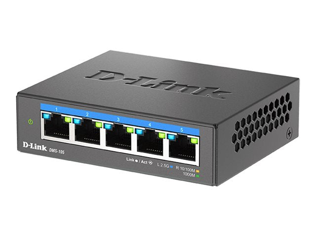 D-LINK DMS-105 5-Port Multi-Gigabit Switch Vorderansicht