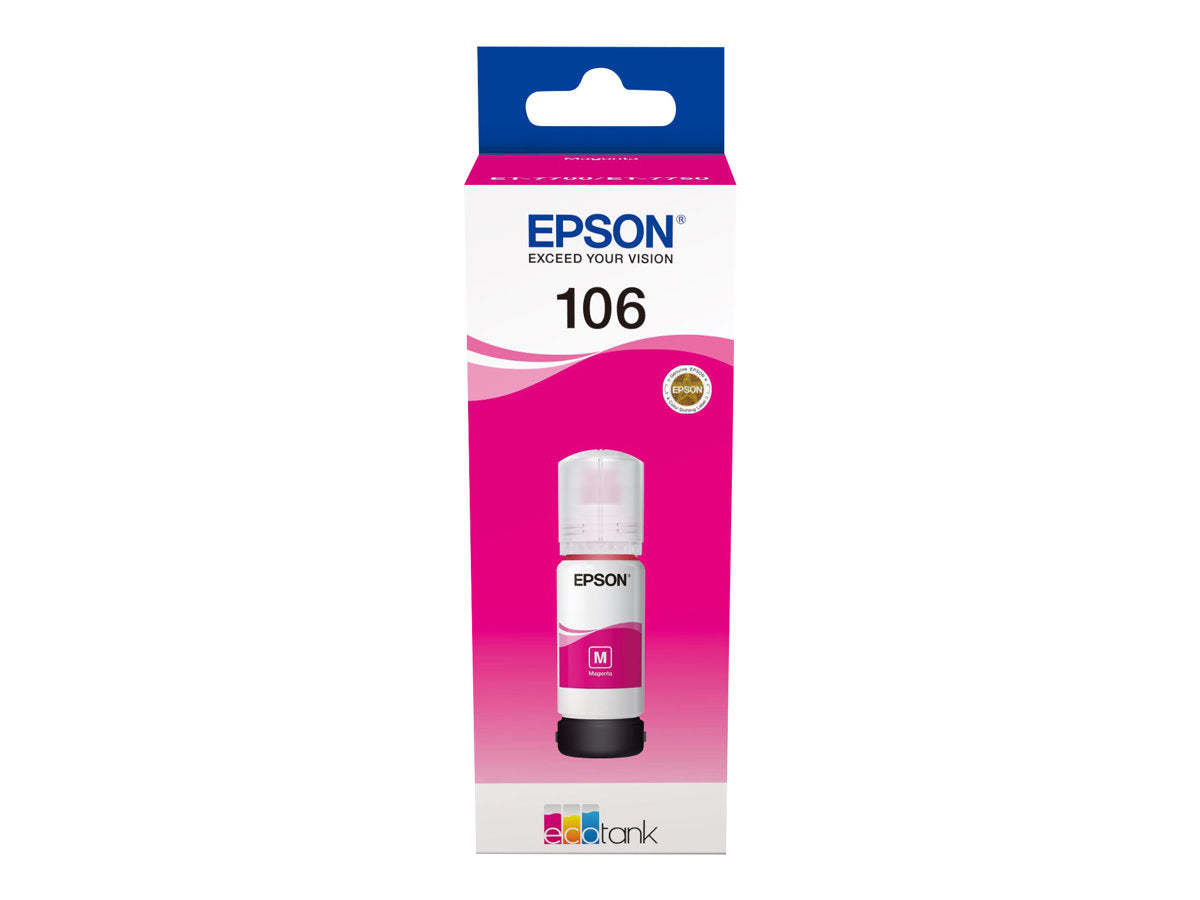 EPSON 1LB 106 EcoTank Magenta Tintenbehälter Verpackung