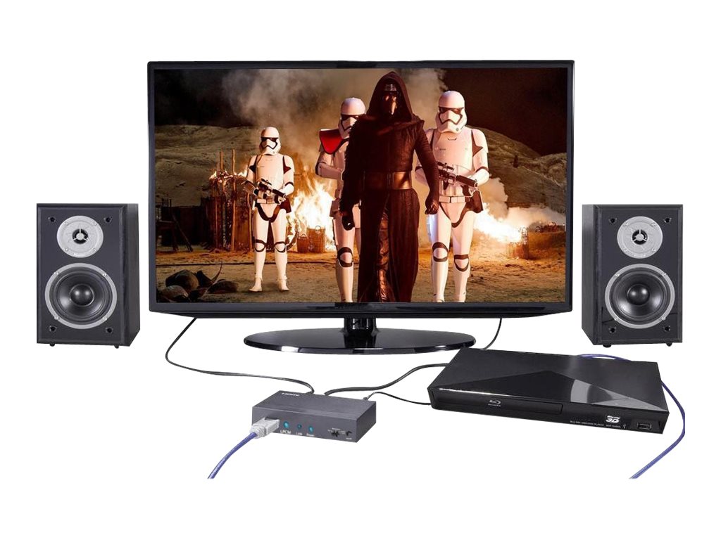 TECHLY HDMI Audio Extractor LPCM7.1 4K UHD Verpackung