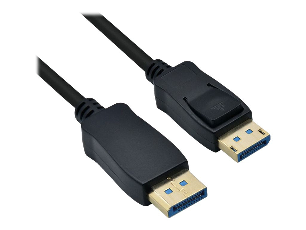 ROLINE DisplayPort Kabel v2.0 DP ST - ST schwarz 5m Vorderansicht