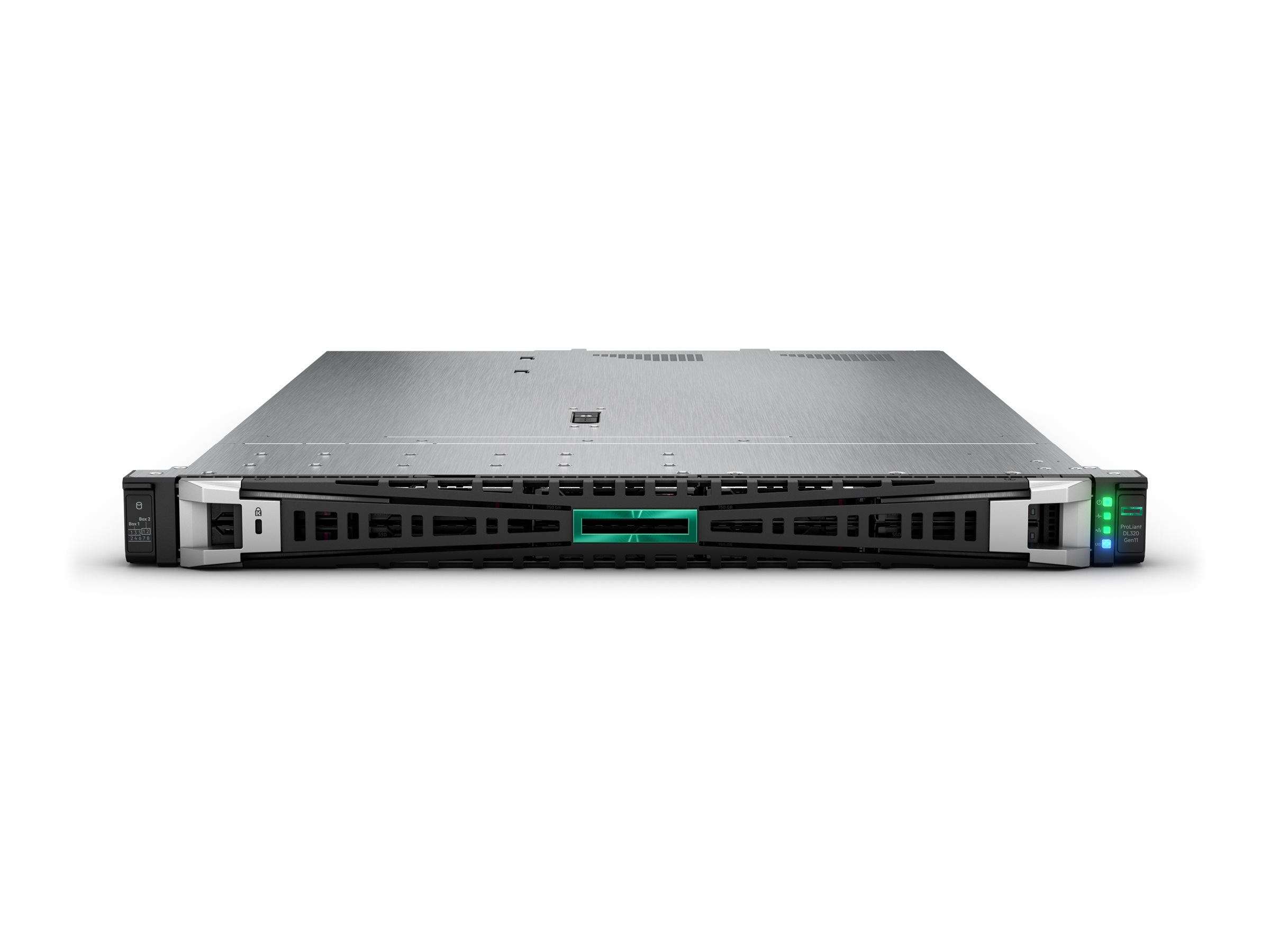HPE ProLiant DL320 Gen11 1HE Xeon-S 4510 12-Core 2.4GHz 2x32GB-R 8xSFF NS204i-u MR408i-o 2x1000W Server