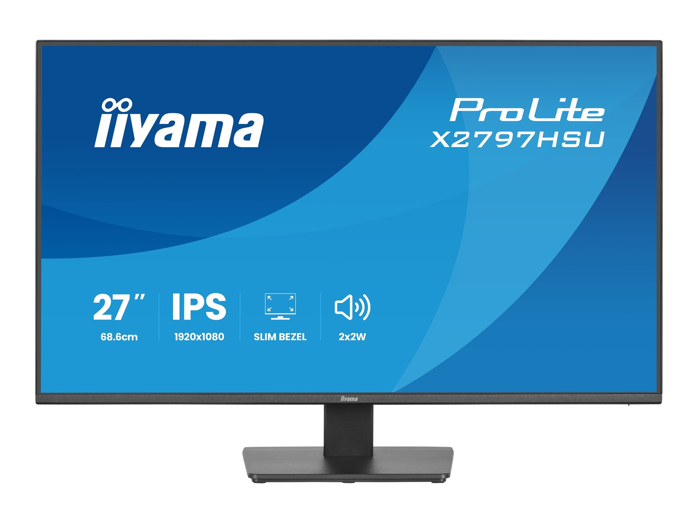 IIYAMA X2797HSU-B1 Monitor Vorderansicht