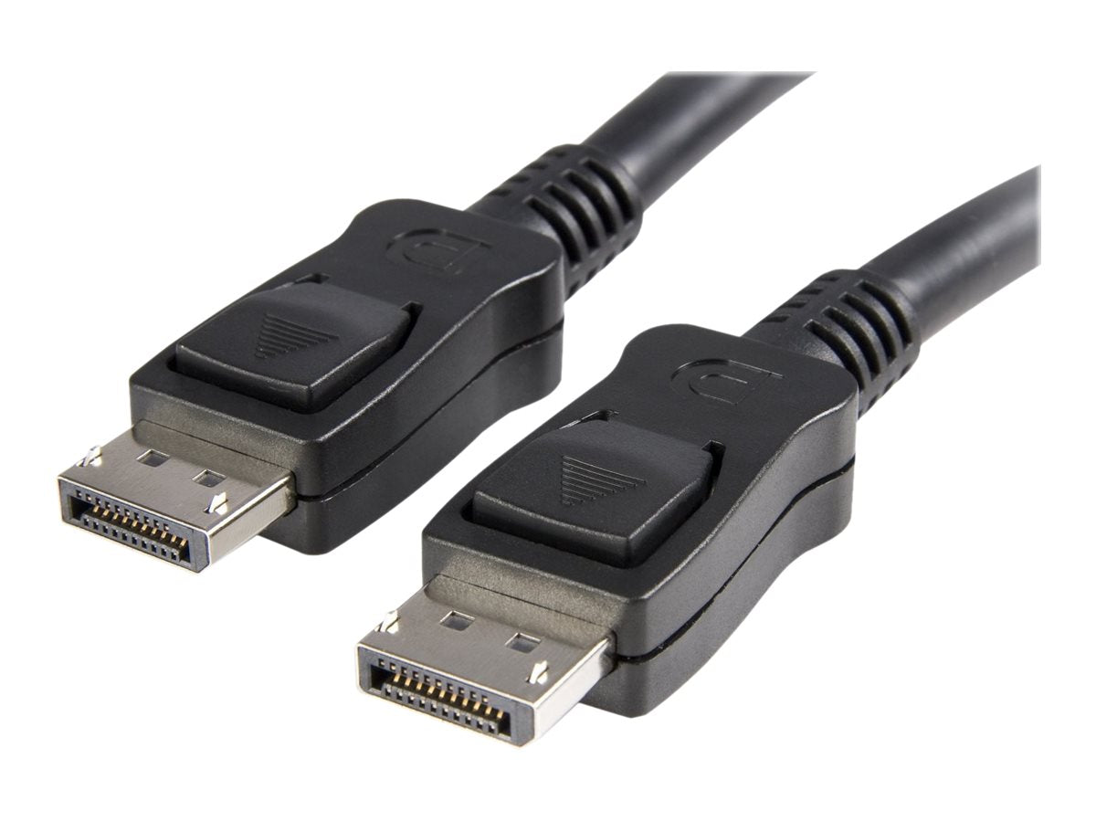 TECHLY DisplayPort 1.4 Anschlusskabel schwarz 2m - Vorderansicht