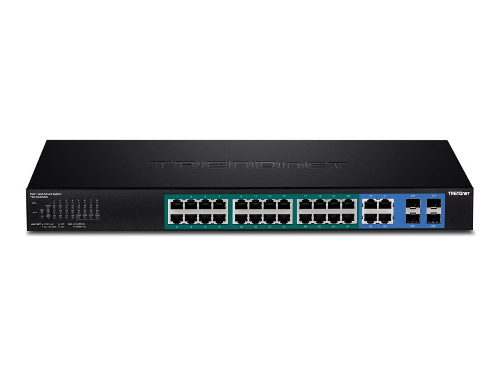 TRENDNET TPE-2840WS 28-Port POE+ Switch Detailansicht