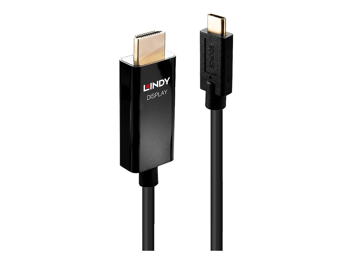LINDY 1m USB Typ C an HDMI 4K60 Adapterkabel mit HDR - Verpackung