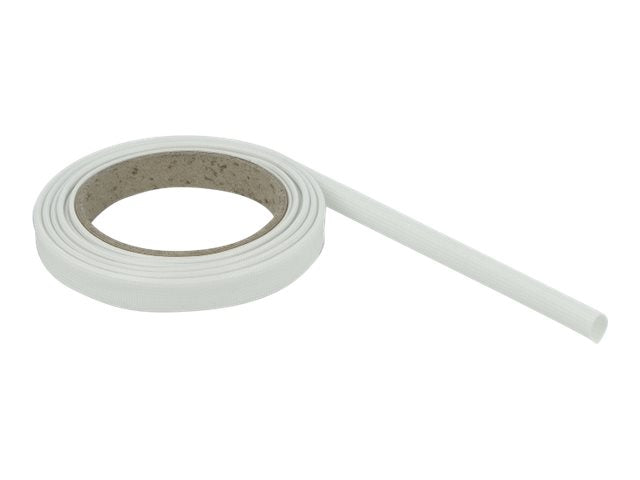 DELOCK Schutzschlauch Glasfasergeflecht 2 m x 10 mm weiss Vorderansicht