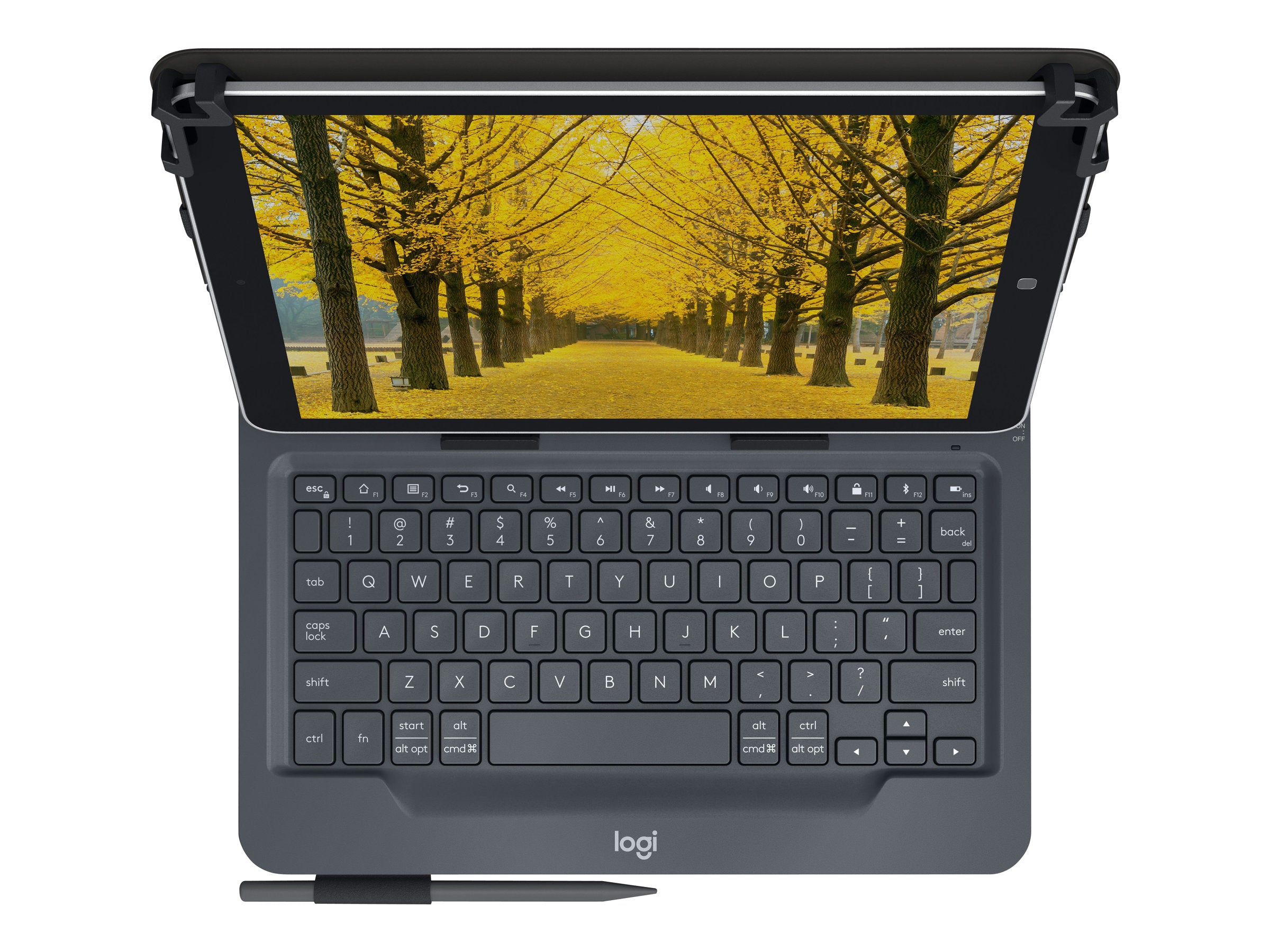 LOGITECH Universal Folio auf Tisch
