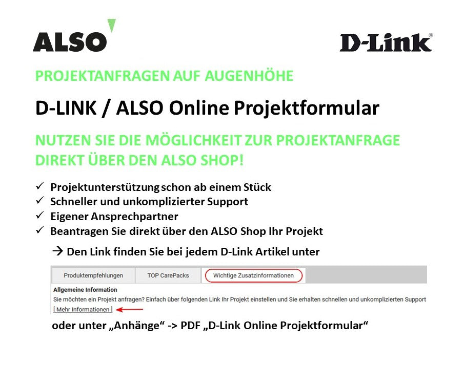 D-LINK DES-1016D 16-Port Fast Ethernet unmanaged Switch Detailansicht