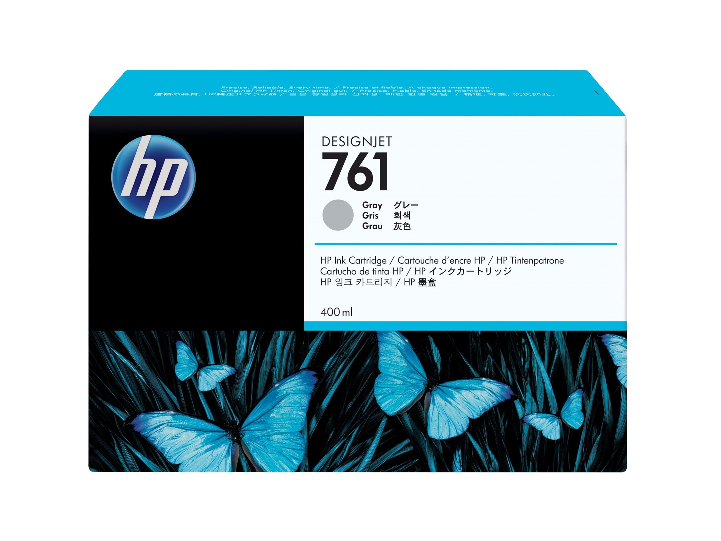 HP 761 Original Tinte grau Detailansicht