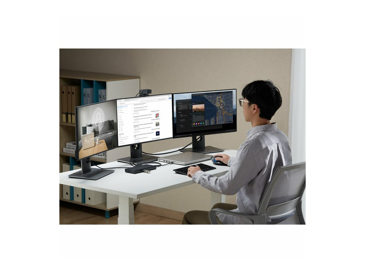 KENSINGTON SD4842P USB-C Triple Video Dockingstation Rückansicht