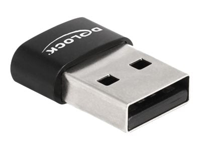 DELOCK USB 2.0 Adapter USB Typ-A Stecker zu USB Type-C Buchse schwarz - Verpackung