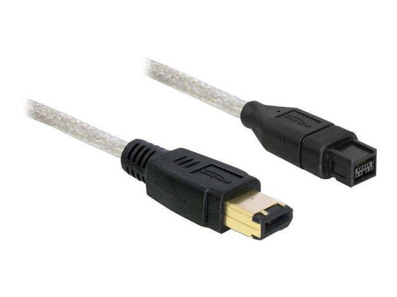 DELOCK Kabel FireWire B 2,0m St9/St6 - Vorderansicht