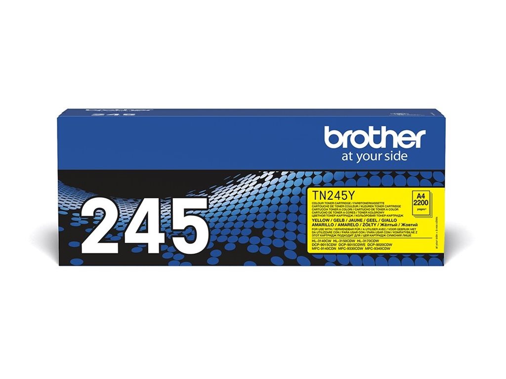 BROTHER HL-3140CW/3150CDW/3170CDW Toner gelb hohe Kapazität Vorderansicht