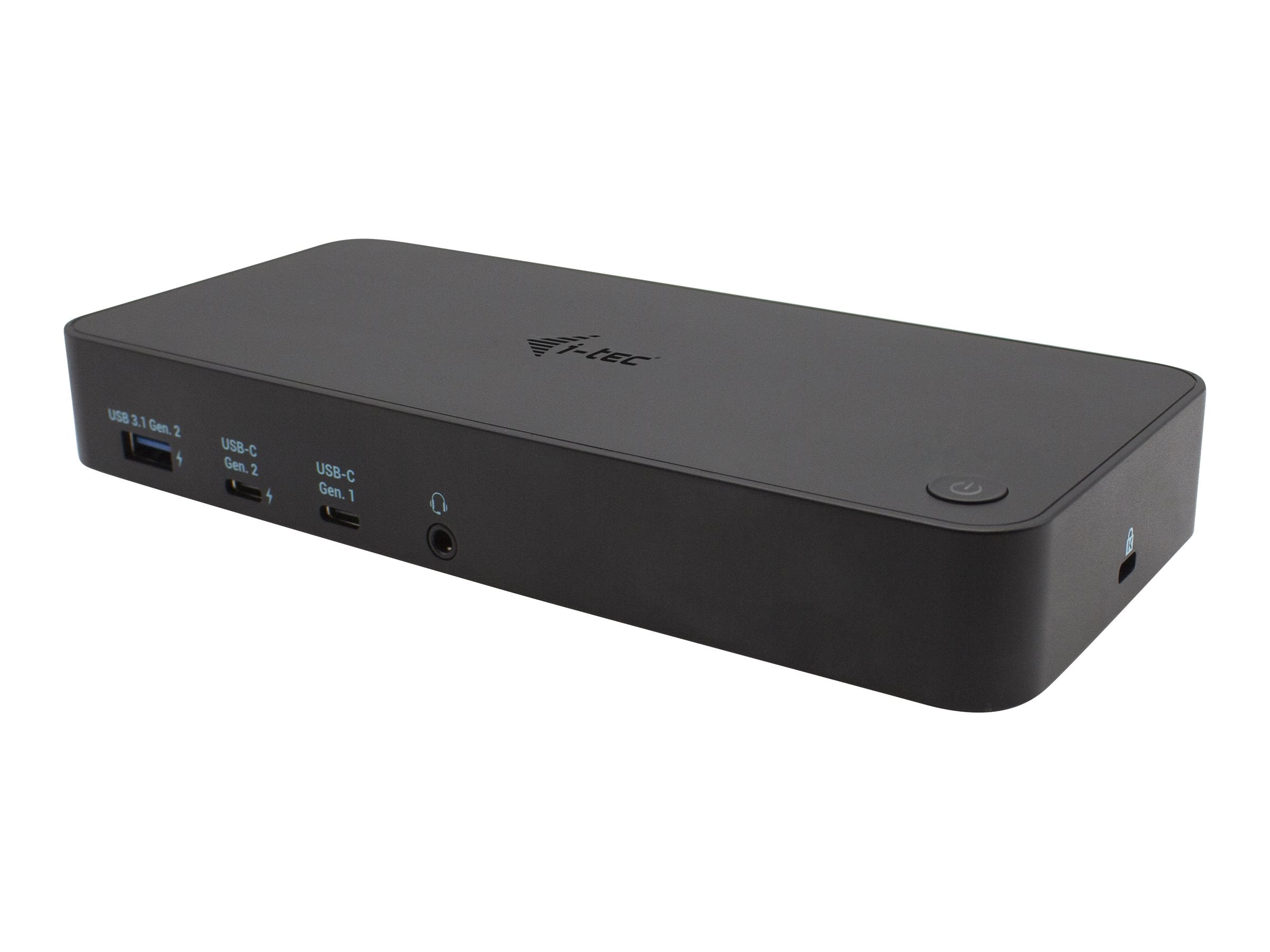 I-TEC USB 3.0/USB-C/Thunderbolt 3x 4K Docking Station Rückansicht