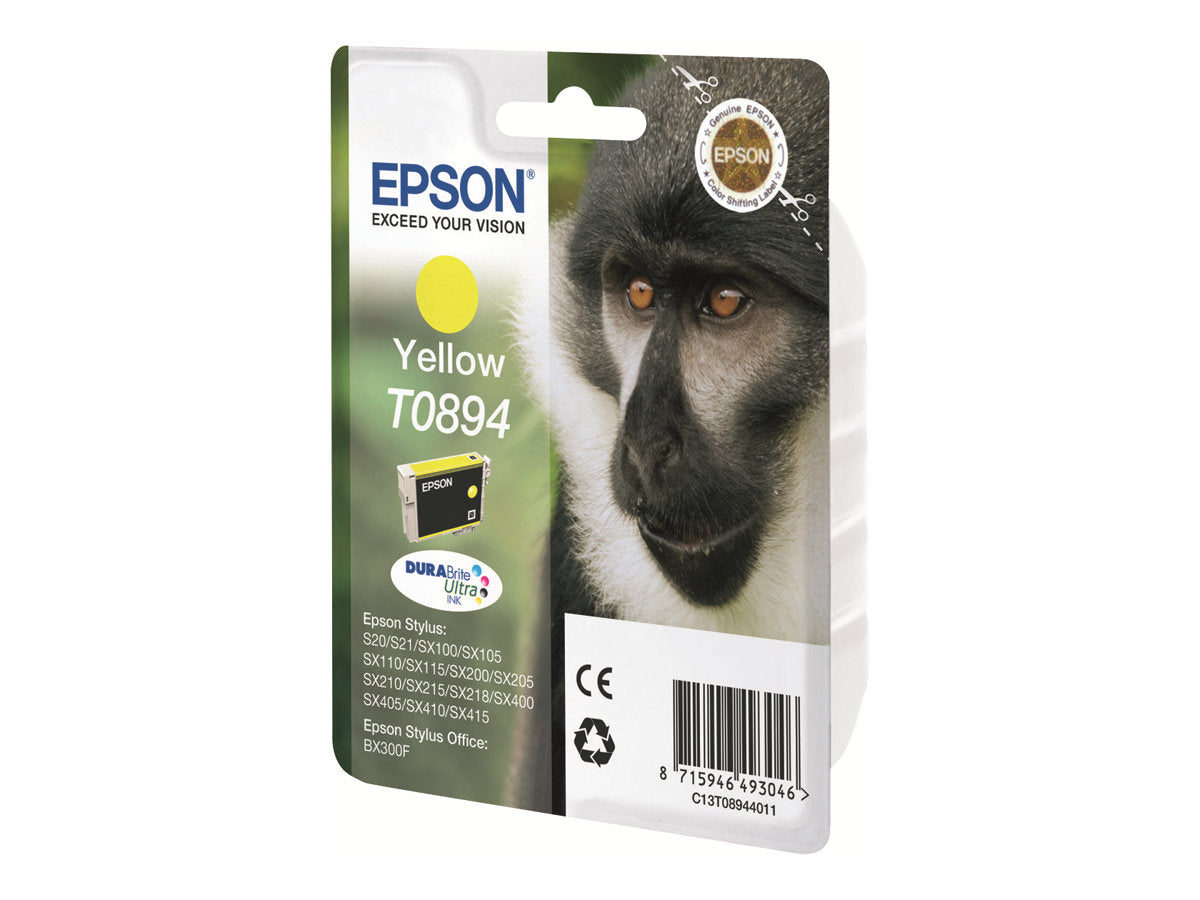 EPSON T0894 Tintenpatrone Gelb Vorderansicht