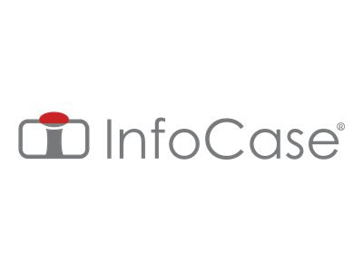 Vorderansicht der MITEL OpenStage Wandhalterung V2 Eis-Blau