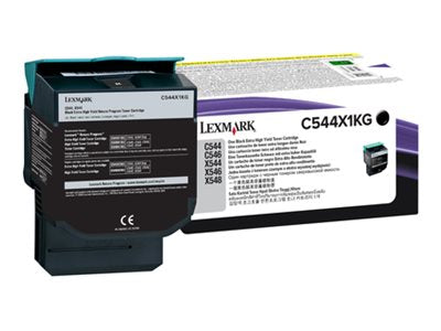 LEXMARK C544, X544 Toner schwarz Extra hohe Kapazität Verpackung