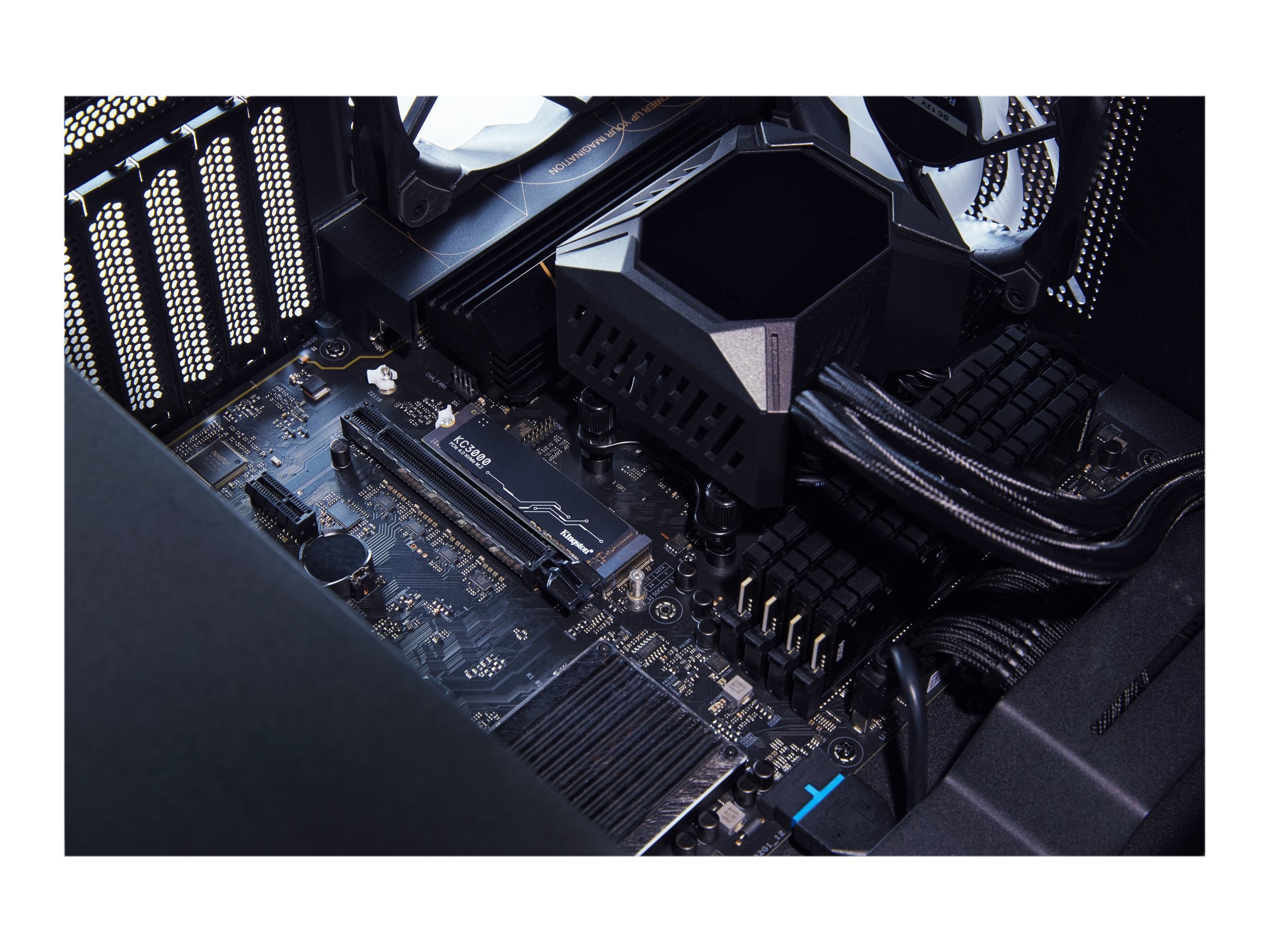 KINGSTON KC3000 1024GB PCIe 4.0 NVMe M.2 SSD Vorderansicht