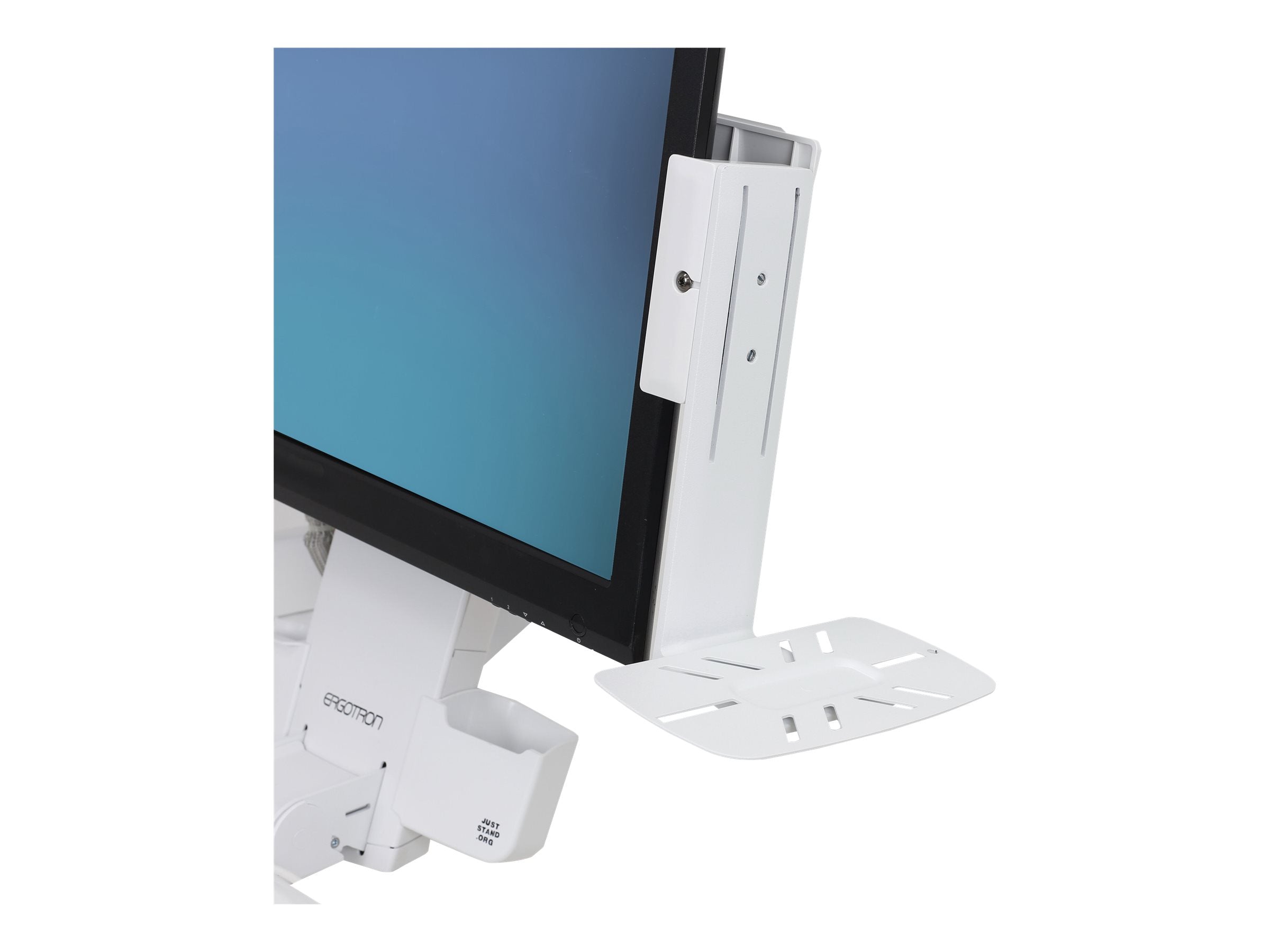 Verpackung des ERGOTRON Scanner-Regals VESA-Anschluss 100x100mm 75x75mm weiss